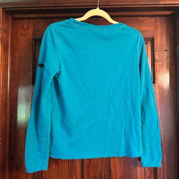 PINK Victoria's Secret Turquoise Long Sleeve Tee - Picture 2 of 4